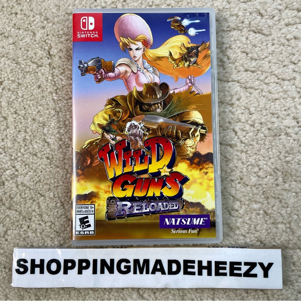 WILD GUNS RELOADED Nintendo Switch PREOWNED CIB Very Good